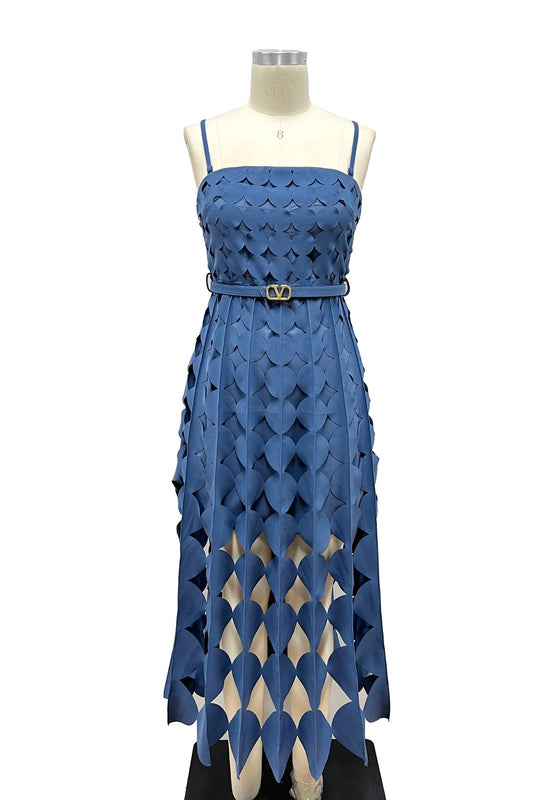 Maxi Elegant Valentina Blue Dress