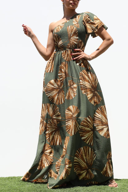 Top One Shoulder Maxi Dress