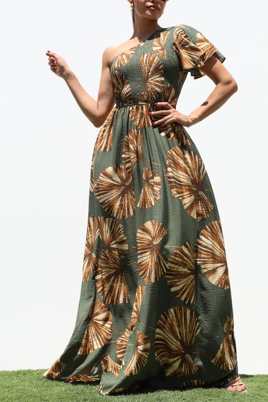 Top One Shoulder Maxi Dress