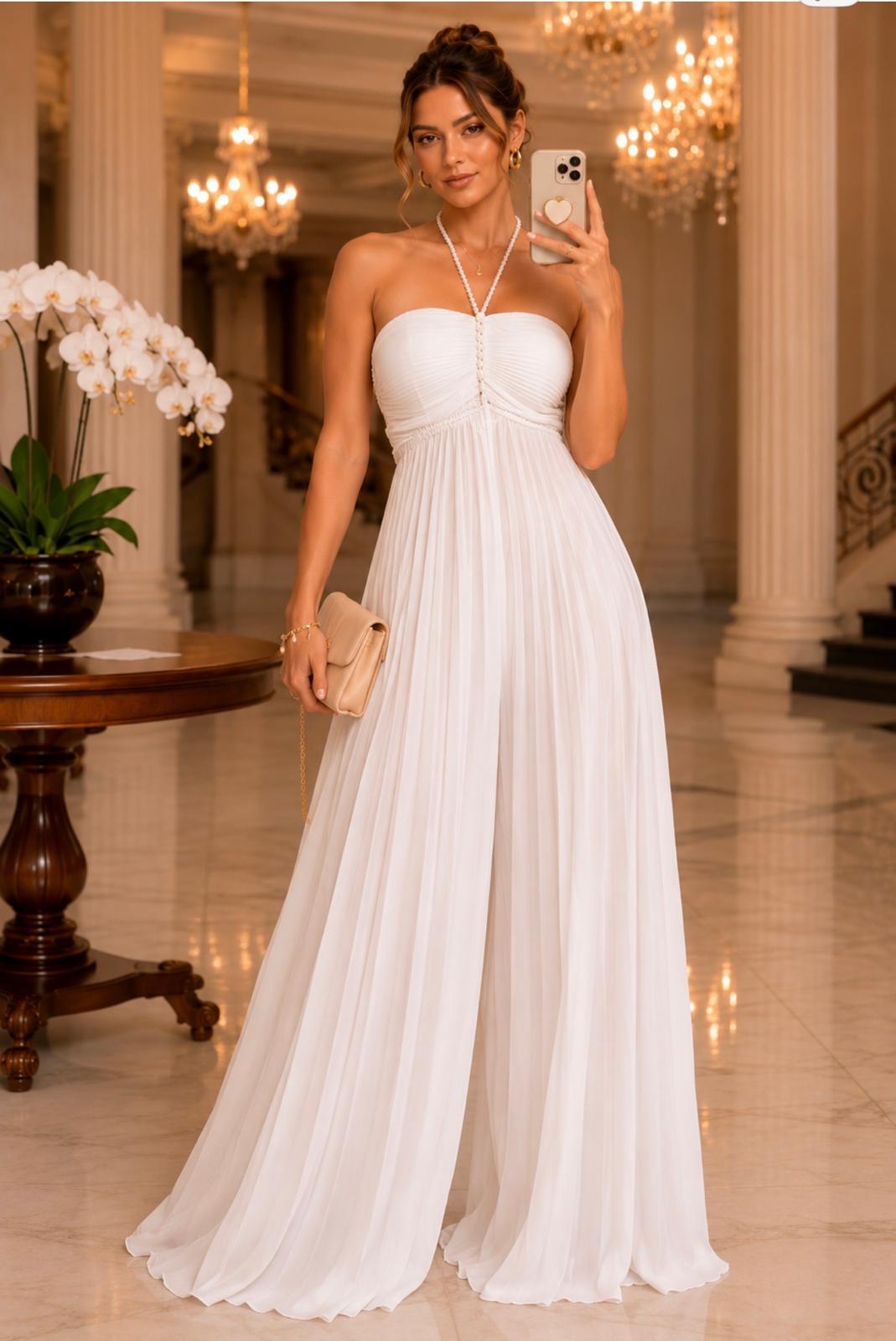 Victoria jumpsuit off white