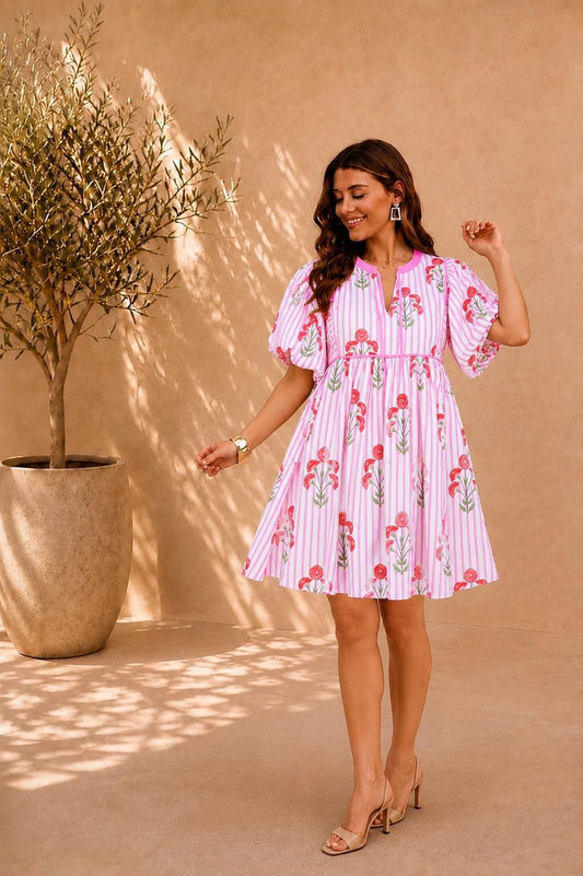 MINI FLORAL DRESS