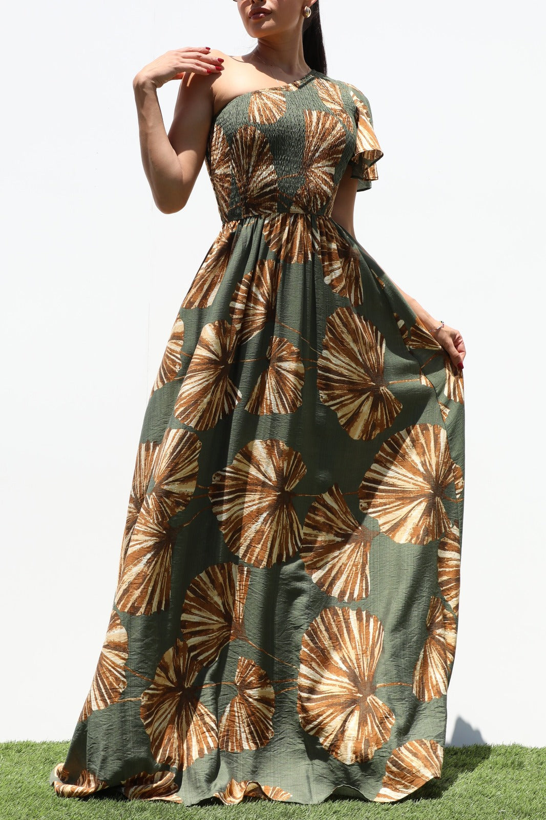 Top One Shoulder Maxi Dress