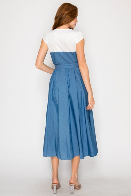 Denim Midi Dress